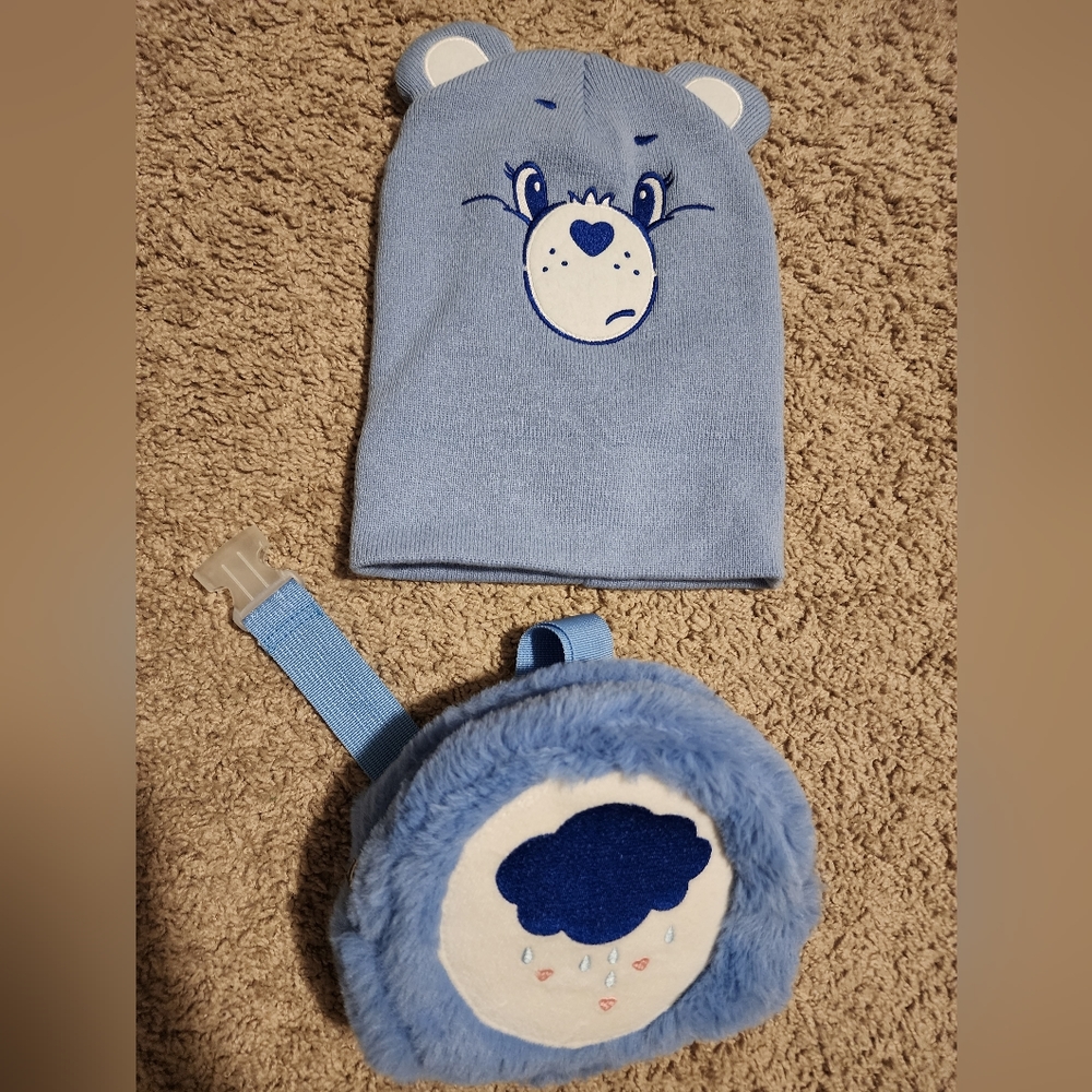 Care Bears Grumpy Bear Beanie Fanny pack Halloween Costume Fun Unisex fits all!